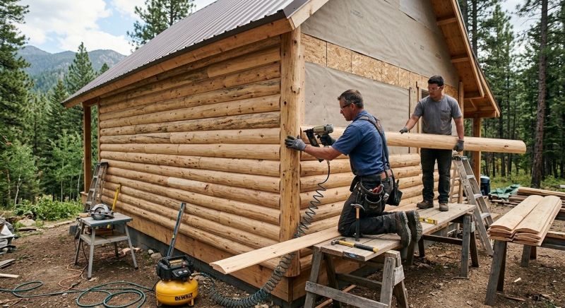Cabin Siding Installation in Boston, MA