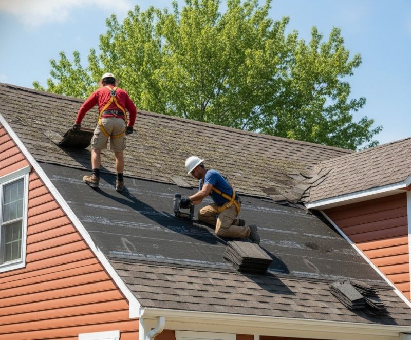 Damaged Roof Replacement in Alexandria, VA