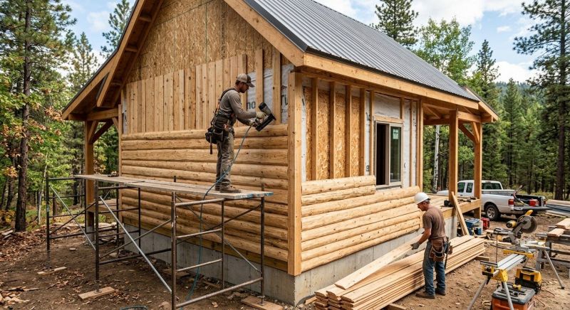 Log Home Siding Installation in Fairfield County, CT